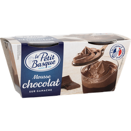 LE PETIT BASQUE Mousse de chocolate sobre ganache 2 x 88 g