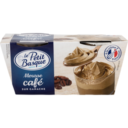 LE PETIT BASQUE Mousse de café sobre ganache 2x80g