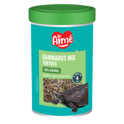 AIME Aliment Crevettes Séchées Gammarus Pour Tortue D'eau