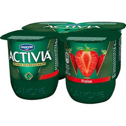 ACTIVIA Bifidus Yogurt Strawberry 4 x 125 g