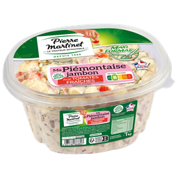 PIERRE MARTINET Piémontaise au jambon et aux tomates fraîches PIERRE MARTINET