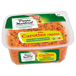 PIERRE MARTINET Carottes râpées à la ciboulette 300g