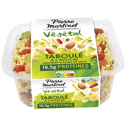 PIERRE MARTINET Salade Végétale taboulé à l'avocat PIERRE MARTINET
