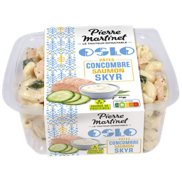 PIERRE MARTINET Salade de pâtes Pâtes, Concombre, Saumon et Skyr PIERRE MARTINET