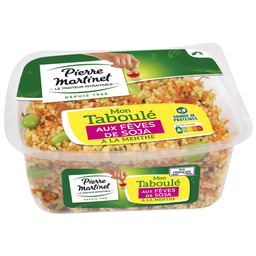 PIERRE MARTINET Salade Taboulé aux carottes fèves 250 g