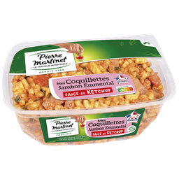 MARTINET Salade Coquillettes jambon emmental PIERRE 400g