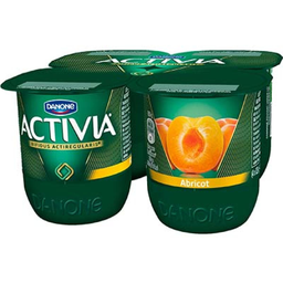 ACTIVIA Bifidus Yogurt Apricot Fruit 4 x 125 g