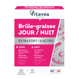 VITAVEA Cápsulas Quemagrasas Día/Noche Extra Fuerte 30 cápsulas