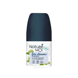 NATURE MOI Déodorant Bille Homme Bio Fraîcheur Aloé Vera et Magnésium, le roll-on