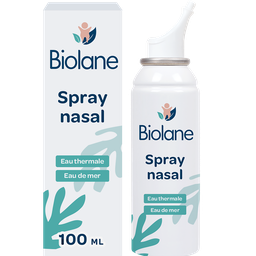 BIOLANE Spray nasal bébé A l'eau thermale et eau de mer