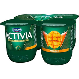 ACTIVIA Bifidus Yogurt Mango Fruit 4 x 125 g