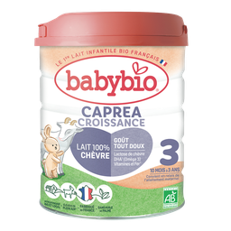 BABYBIO Caprea 3 Leite de Crescimento de Cabra Bio 800 g
