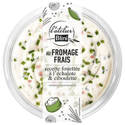 ATELIER BLINI Tartinable Fromage Frais Fouetté Ciboulette et Echalote ATELIER BLINI