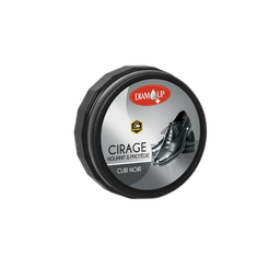 DIAM UP Boîte de cirage en crème cuir noir 50ml