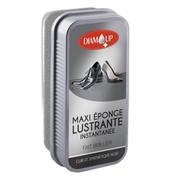 DIAM UP Maxi éponge lustrante instantanée cuir et synthétique noir x1