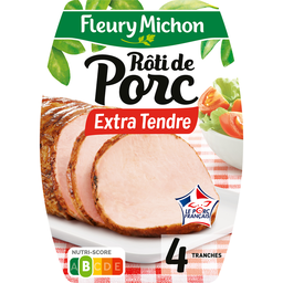 FLEURY MICHON Asado de cerdo extra tierno 4 lonchas 160 g