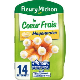 FLEURY MICHON Palitos de surimi con corazón de mayonesa 224 g