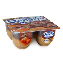 DANETTE Danette Liégeois Sensation Caramel 4X100g