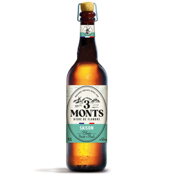 3 MONTS Bière des Flandres saison 2 houblons 6,5% 75 cl