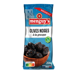 MENGUY'S Olives Noires à la Grecque