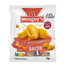 MENGUY'S Cacahuètes enrobées croustillantes bacon