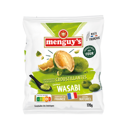 MENGUY'S Cacahuètes enrobées croustillantes Wasabi