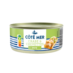 COTE MER Mezcla de carne de cangrejo y gambas 105 g