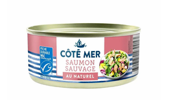 CÔTÉ MER Saumon rose sans peau et sans arrêtes côté mer - x 12 105g