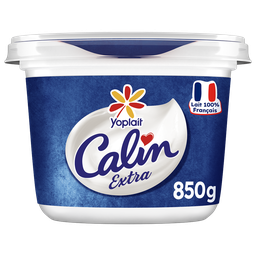CALIN Yoplait Fromage blanc nature extra doux 3,2%mg 850 g