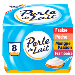 PERLE DE LAIT Spécialité Laitière sur Lit de Fruits PERLE DE LAIT