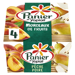 PANIER DE YOPLAIT Iogurte pêssego e pera 4 x 125 g