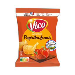 VICO Chips sabor pimentón ahumado 125 g