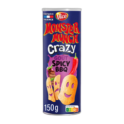 MONSTER MUNCH Patatas Crazy Sabor Barbacoa 150 g