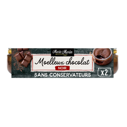 MARIE MORIN Dessert moelleux au chocolat noir MARIE MORIN