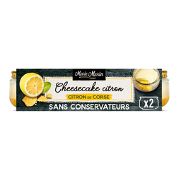MARIE MORIN Dessert cheesecake citron de Corse MARIE MORIN