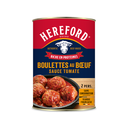 HEREFORD Boulettes de boeuf à la sauce tomate 400g