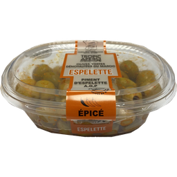TROPIC APERO Olives vertes dénoyautées au piment d'Espelette, 200 g