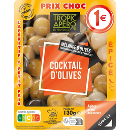 TROPIC APERO Cocktail d'olive épicé 130 g