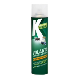 K VEGETAL Insecticide Spray Mouches et Moustiques Action Choc et Immédiate K VEGETAL
