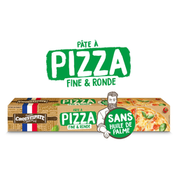 CROUSTIPATE pizza fine et ronde shp 8CT 260 g