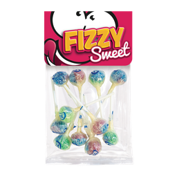 FIZZY Piruletas Sweet colorea la lengua 80 g