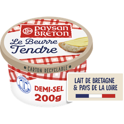 PAYSAN BRETON Beurre Tendre Demi-Sel PAYSAN BRETON