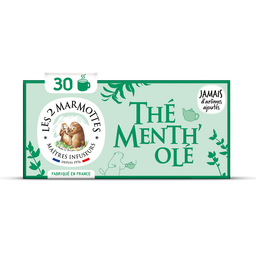 LES 2 MARMOTTES Thé Vert Menth' Olé LES 2 MARMOTTES