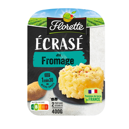 FLORETTE Puré de patatas con queso 2 bandejas de 200 g