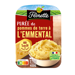 FLORETTE Puré de patatas con emmental 2 x 200 g
