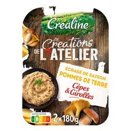 FLORETTE Puré de patatas con Boletus/Rebozuelos 2x180g