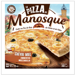 LA PIZZA DE MANOSQUE Pizza chèvre miel cuite au feu de bois LA PIZZA DE MANOSQUE
