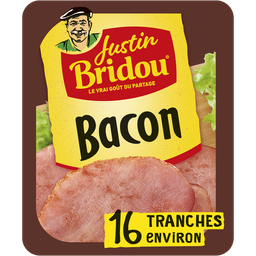 JUSTIN BRIDOU Bacon en Tranches JUSTIN BRIDOU