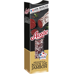 AOSTE Saucisson sec Court Noix de Jambon 190 g