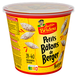 JUSTIN BRIDOU Saucisson Petits Bâton de Berger - JUSTIN BRIDOU - - 40 bouchées 240g
